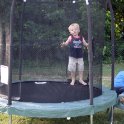 Tyler bounces up high